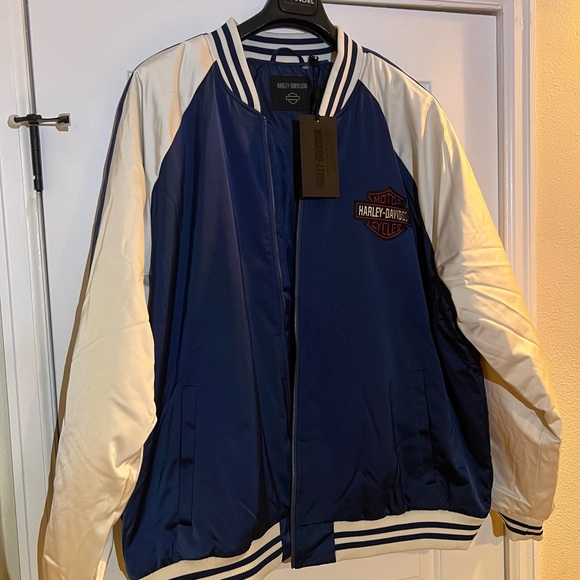 Harley Davidson Varsity Jacket 3XL  NWT!! - Picture 1 of 8